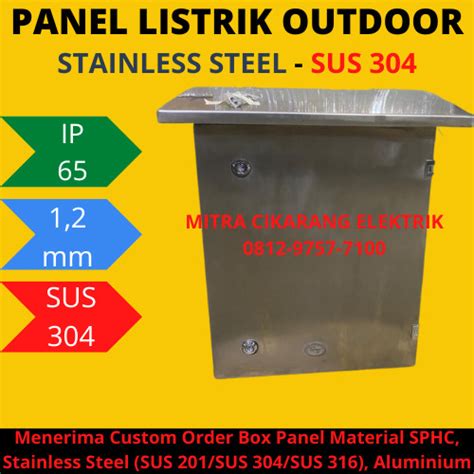 jual box panel stainless